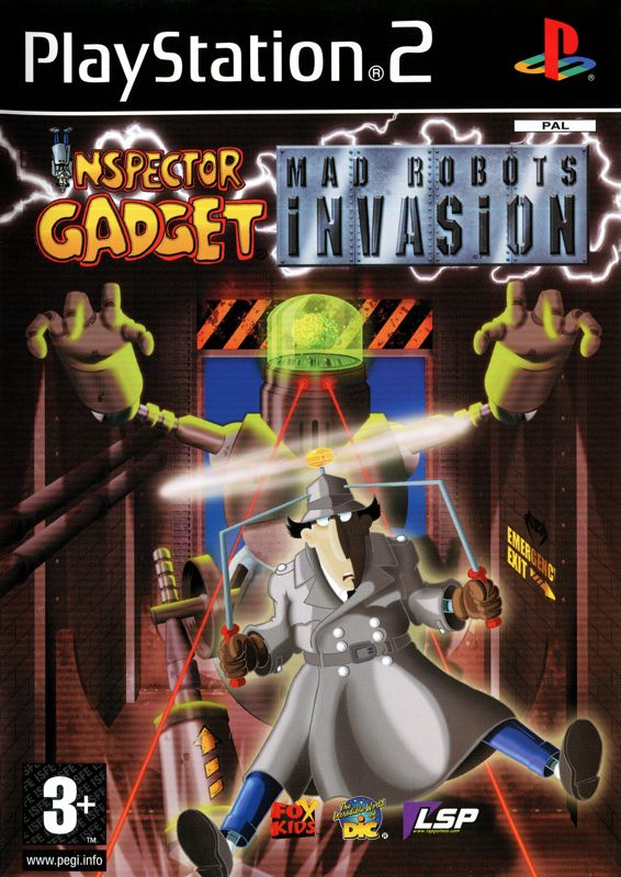 Inspector Gadget: Mad Robots Invasion box art for Playstation 2